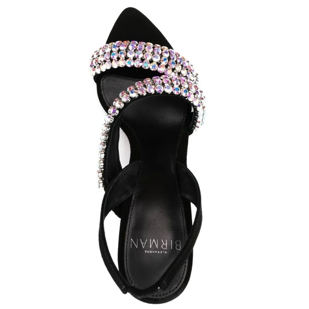 Alexandre Birman Rhinestone Slingback Strappy Heeled Sandals Size: 37 💎💧💦🦋 - Picture 11 of 11